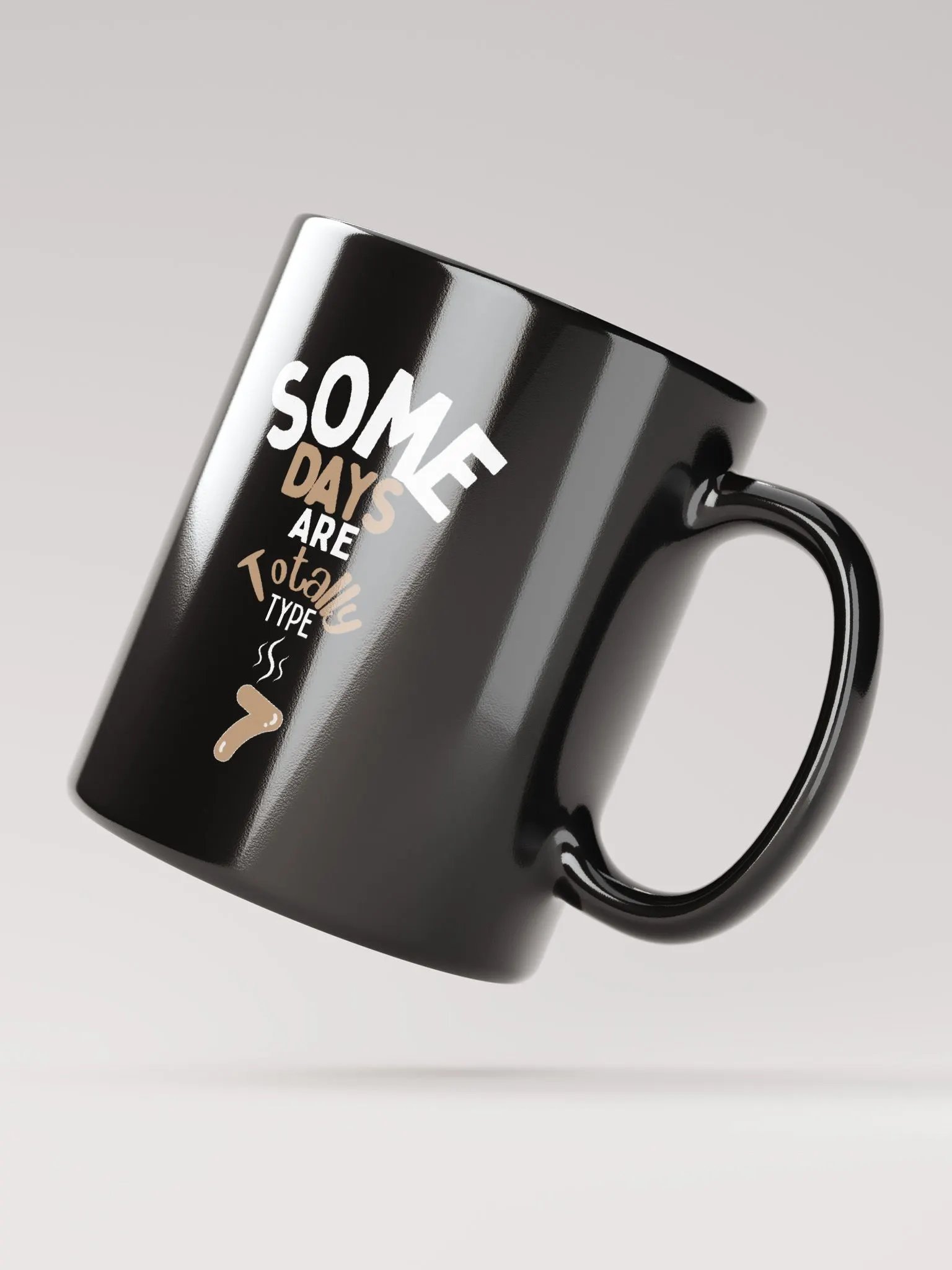 Funny Nurse Black Mug 