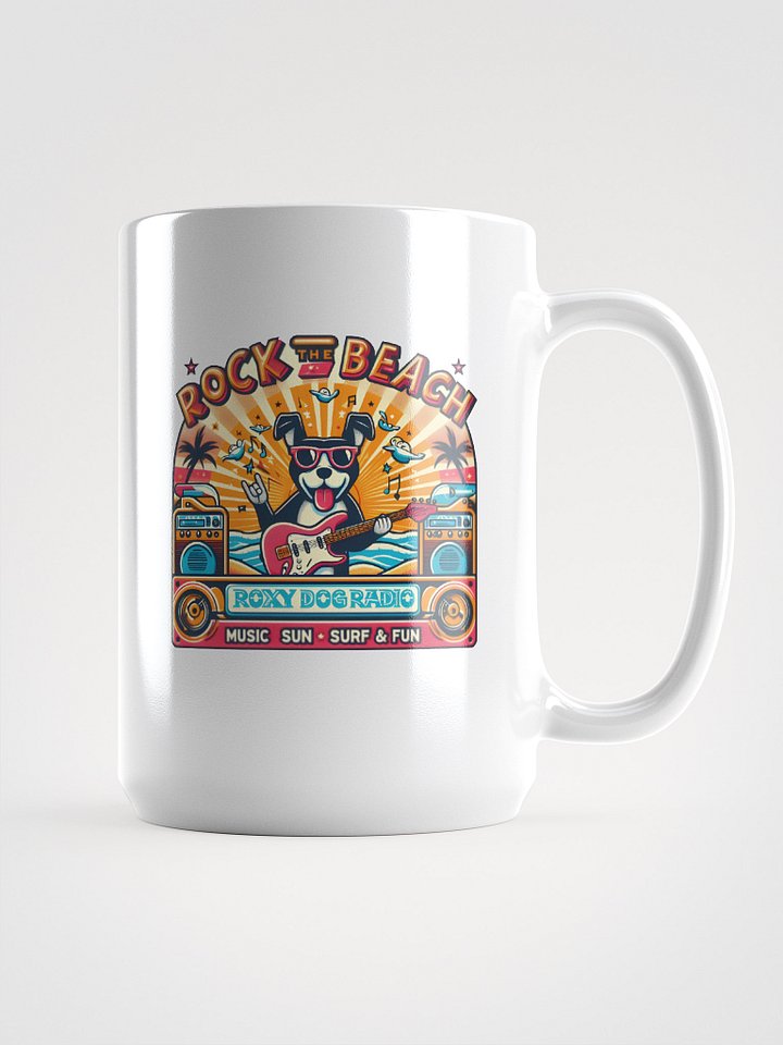 Rock The Beach Roxy Dog Radio Coffee Mug product image (1)