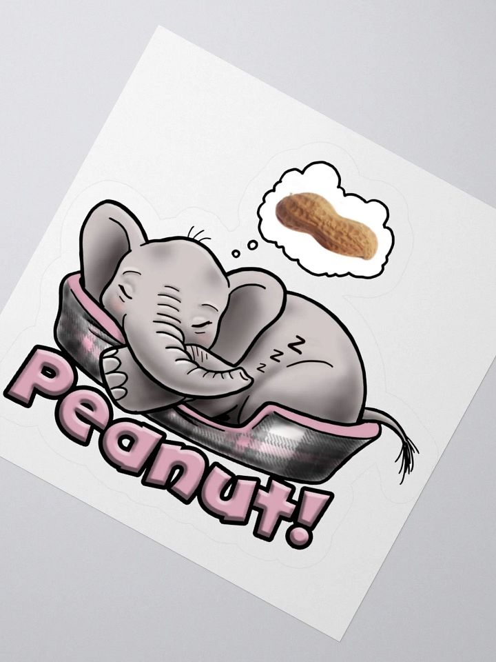 Sleepy Peanut - SFA Kiss Cut Stickers product image (5)