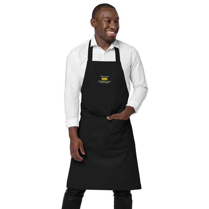 kiss me im respecting every wnba player apron product image (2)