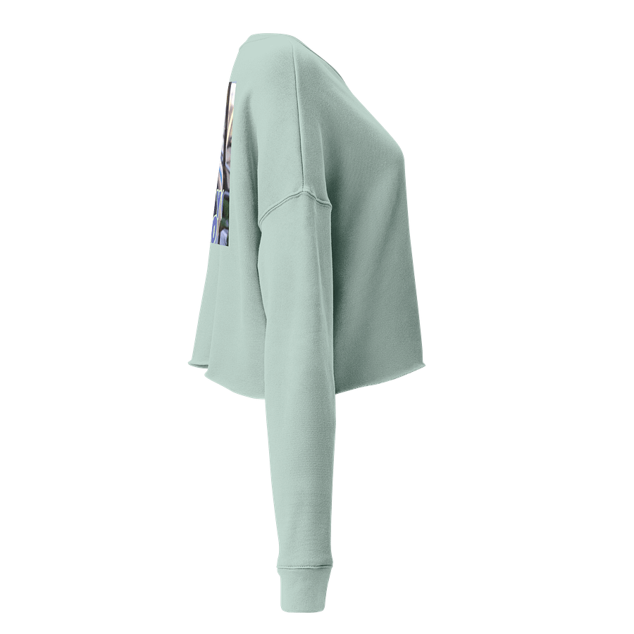 Psychedelic Femme Fleece Crop Sweatshirt product image (3)