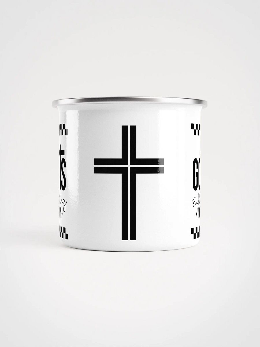 God is Still Writing My Story Enamel Mug product image (3)