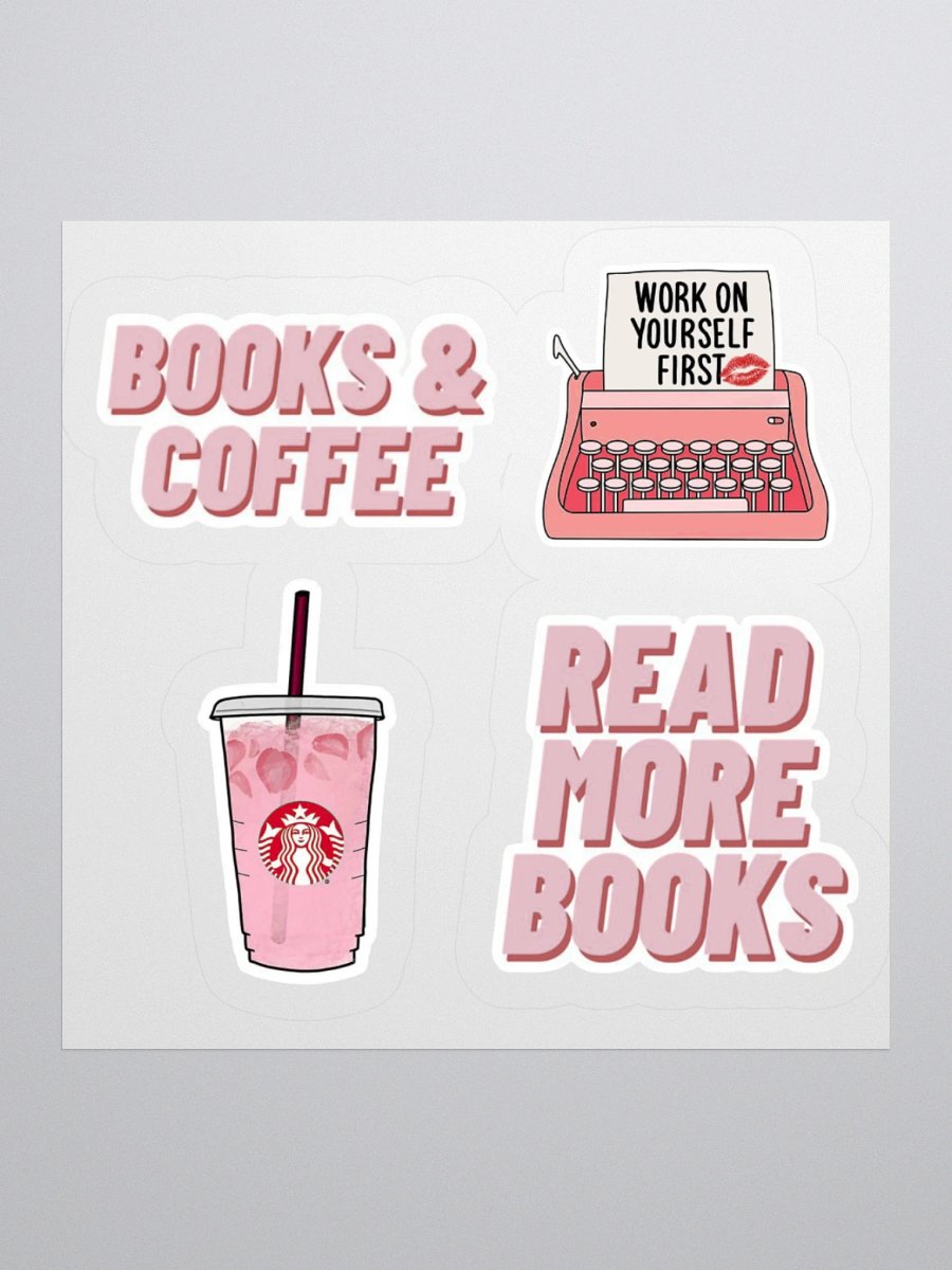 Self-Care & Books Sticker Pack product image (3)