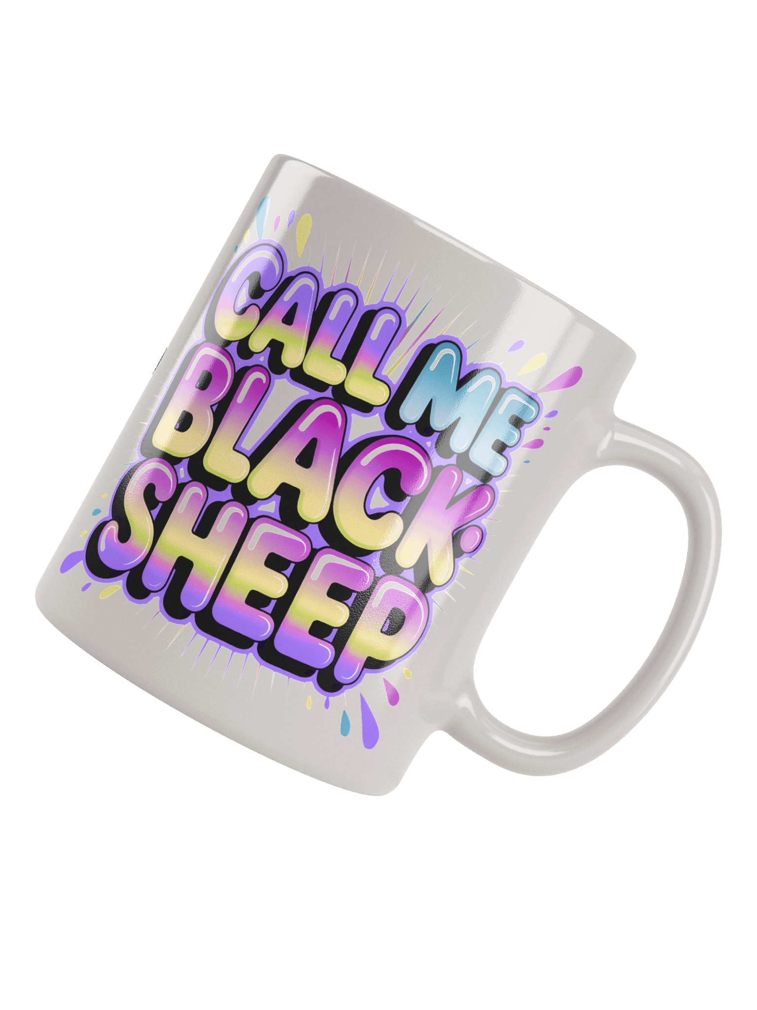 Dreamy CallMeBlackSheep White Glossy Mug product image (5)