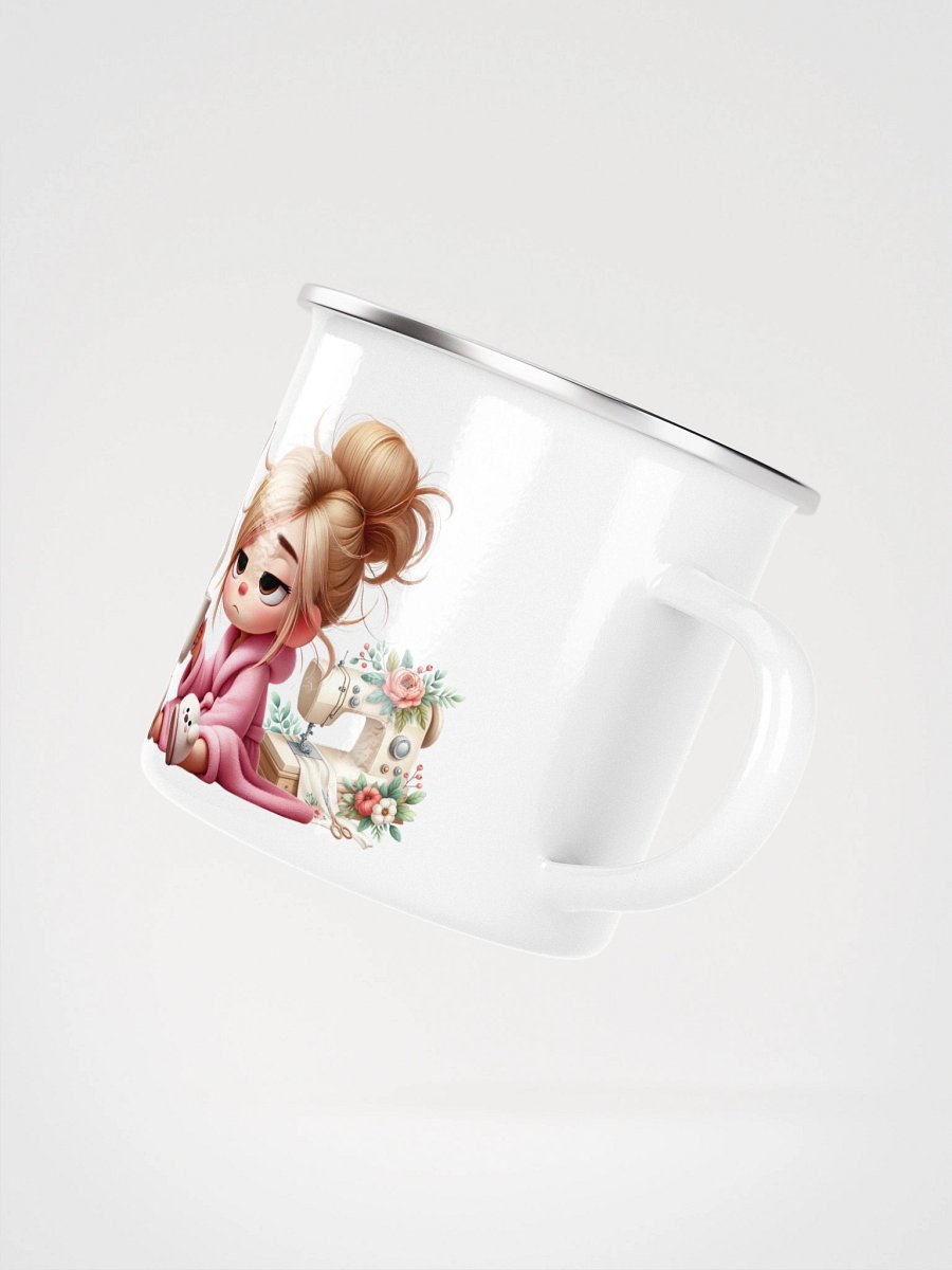 Cozy Day Off Sew It Goes Enamel Mug product image (3)