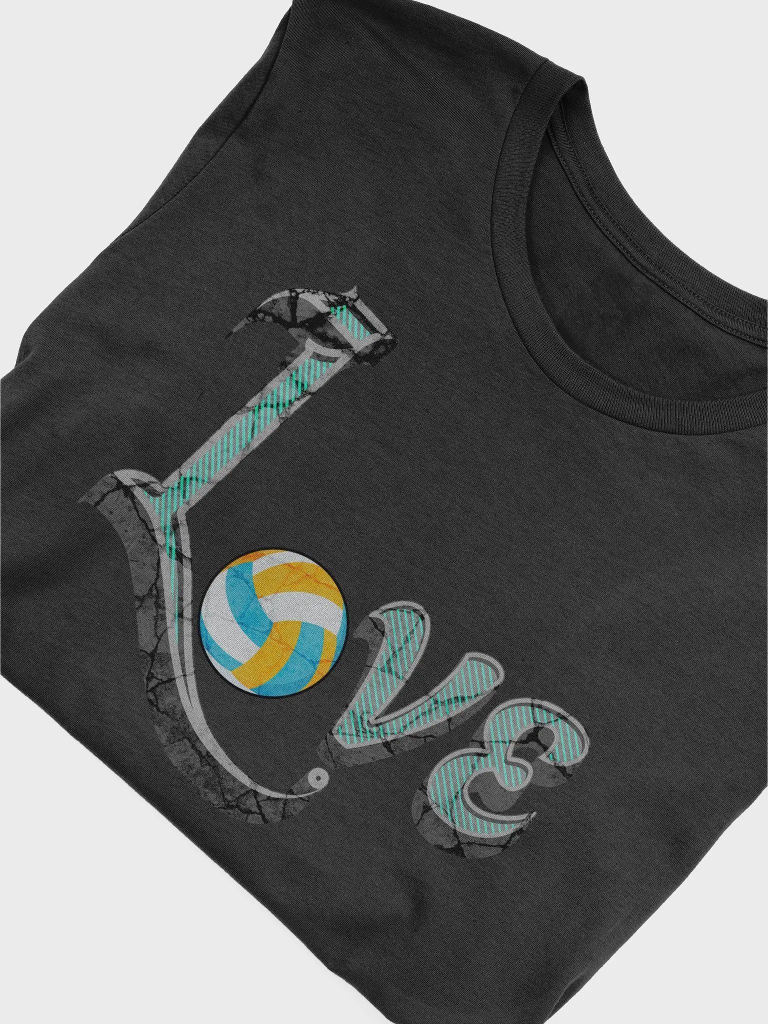 Love Volleyball Stylized T-Shirt product image (3)