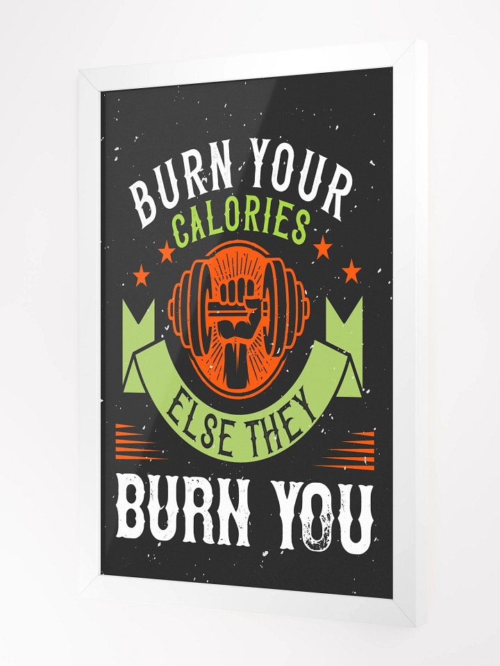 Fitness/Martial Arts Framed Poster - Burn Your Calories product image (9)