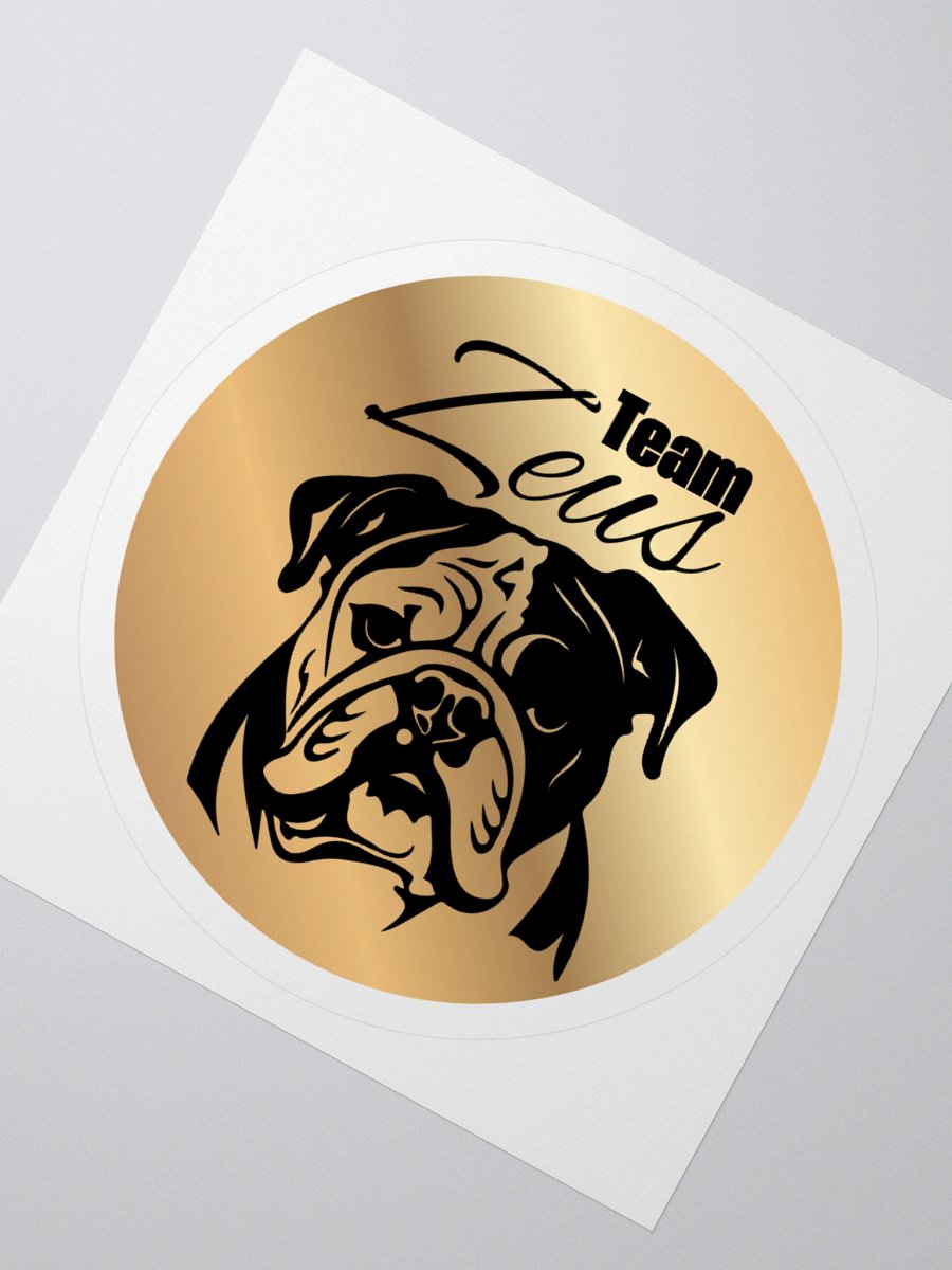 Between the Birches // Team ZEUS Circle Sticker product image (2)