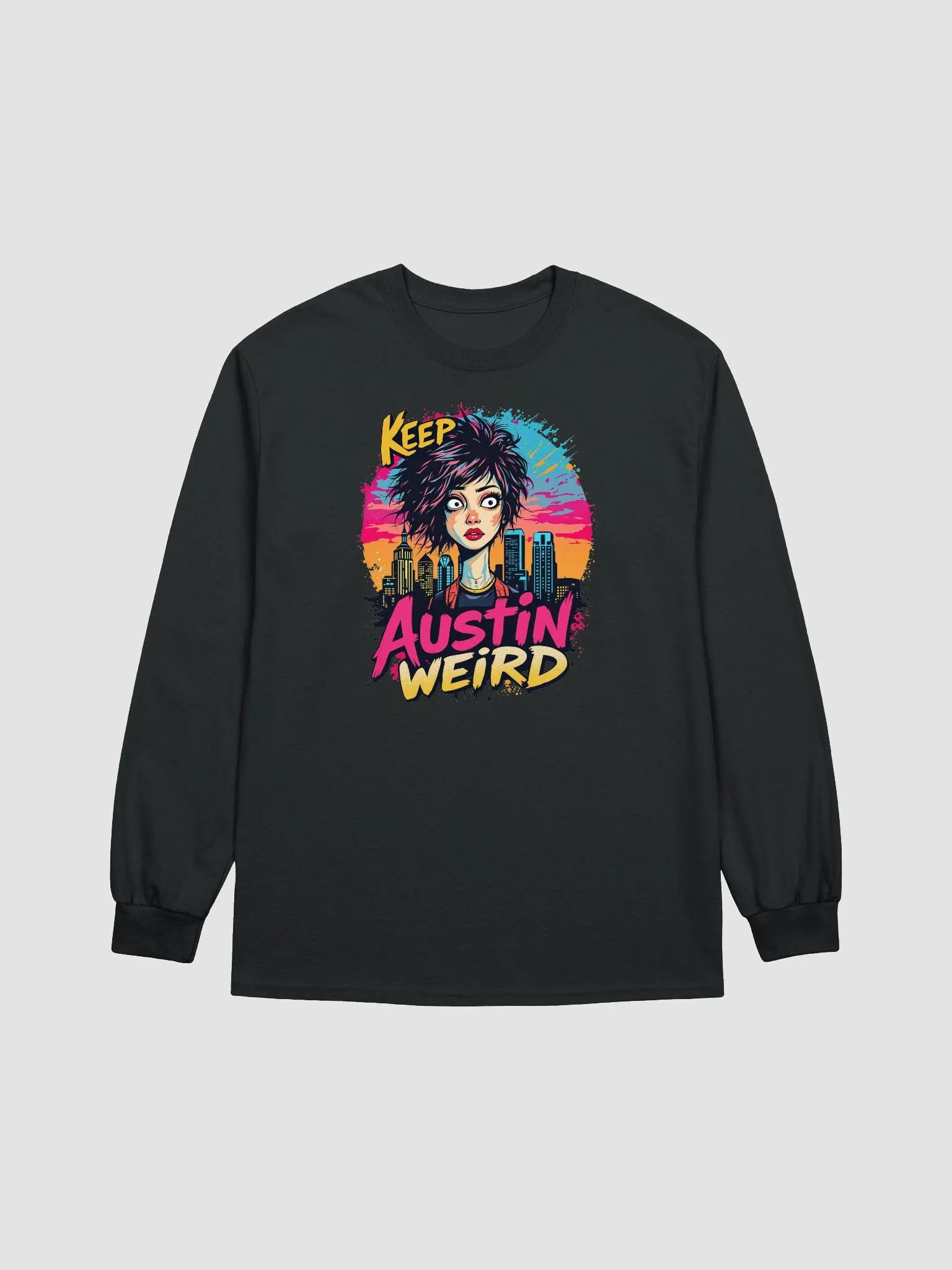 Keep Austin Werid Long Sleeve Tee product image (6)