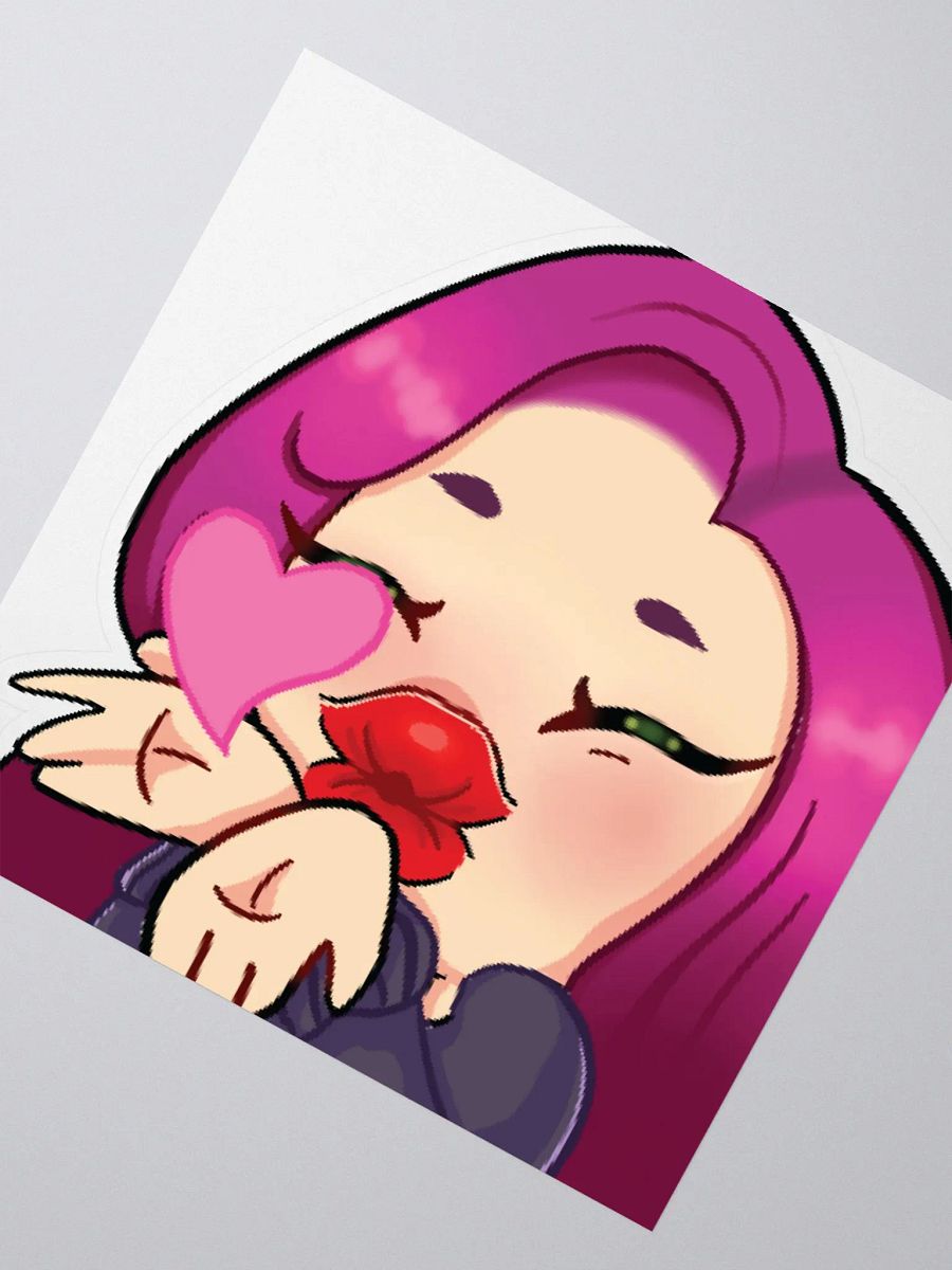Kissy Emote Sticker product image (3)