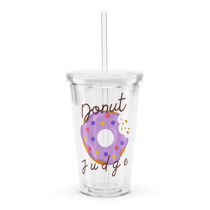 Donut Judge Clear Tumbler product image (1)
