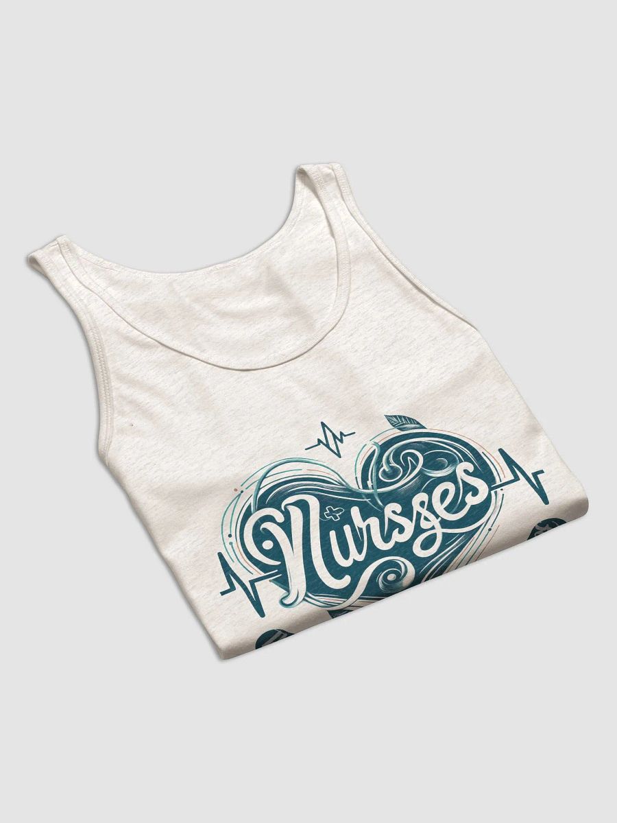 the heart of healthcare, Nurse Heartbeat Jersey Tank product image (23)