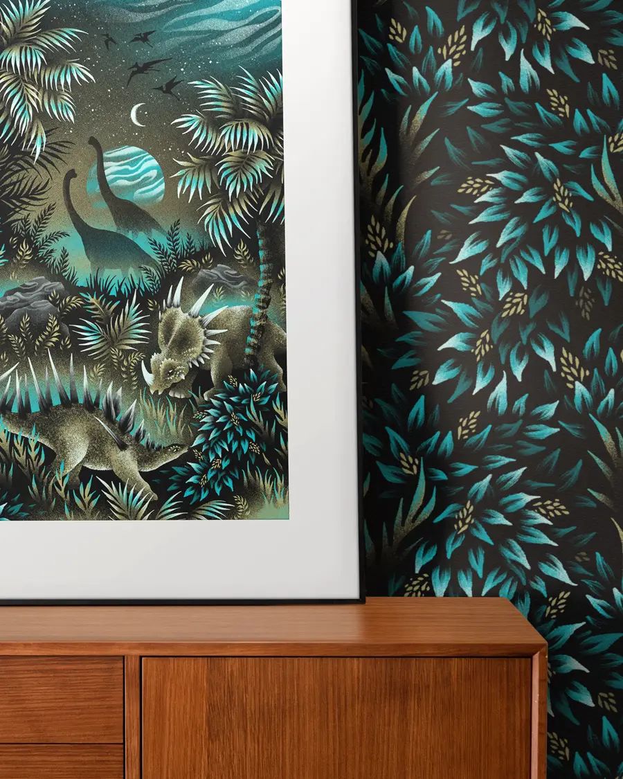 Framed Art Mockup on Wooden Sideboard product image (4)