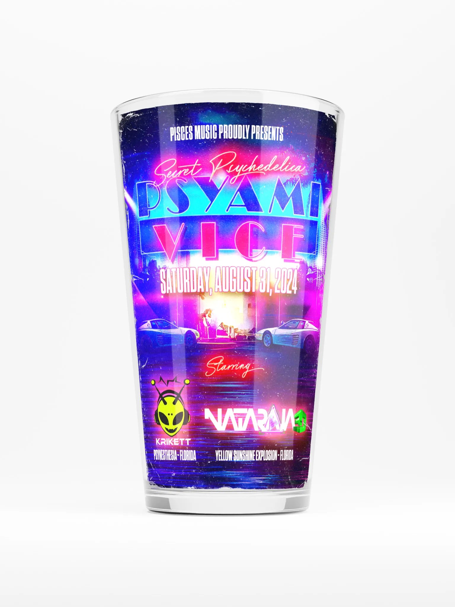 Psyami Vice Shaker Pint Glass product image (1)