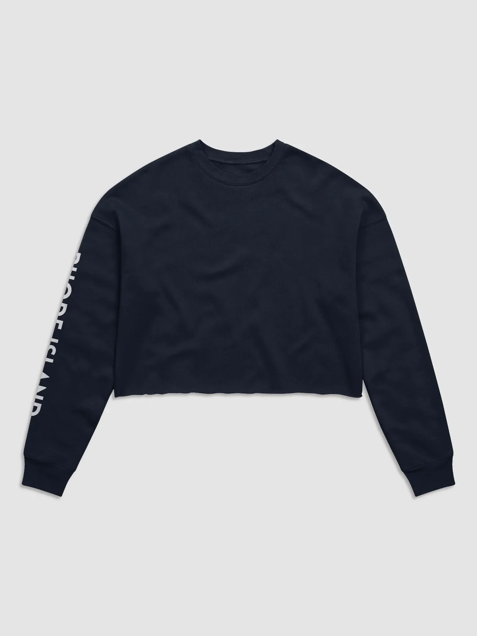 Rhode Island Sleeve Crop Sweatshirt (Midweight Fabric) product image (3)