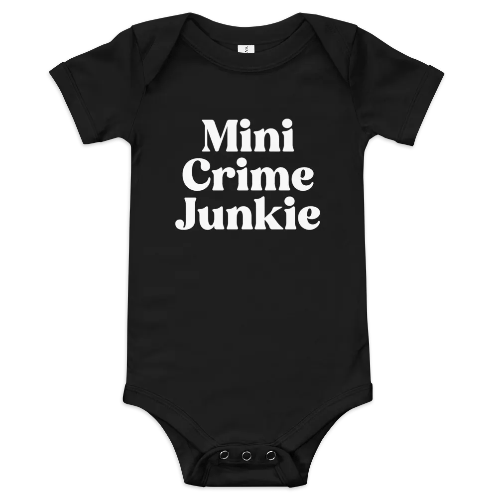 Mini Crime Junkie Onesie product image (1)