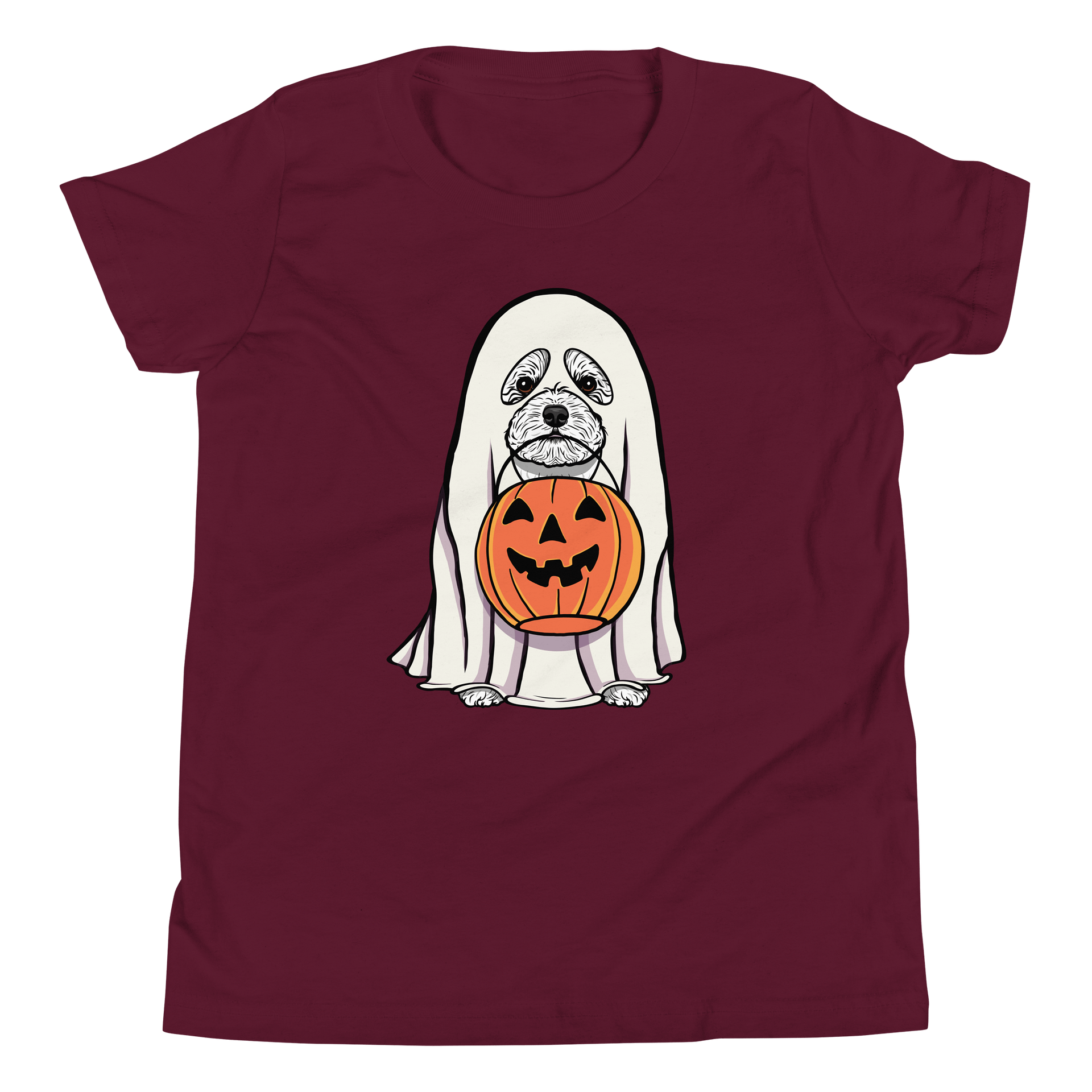 Halloween Bichon Frise Youth T-Shirt product image (5)