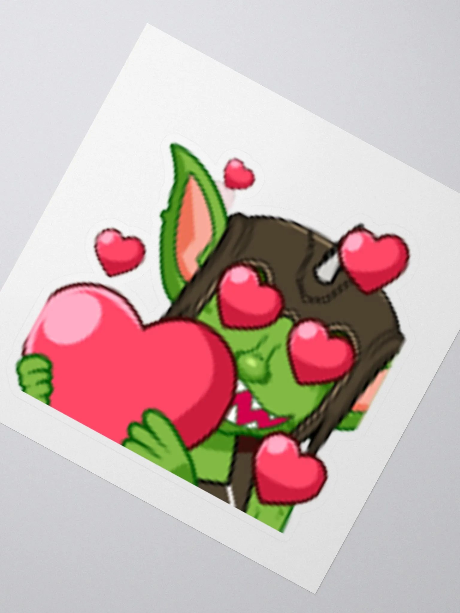 Love Kiss Cut Sticker product image (2)
