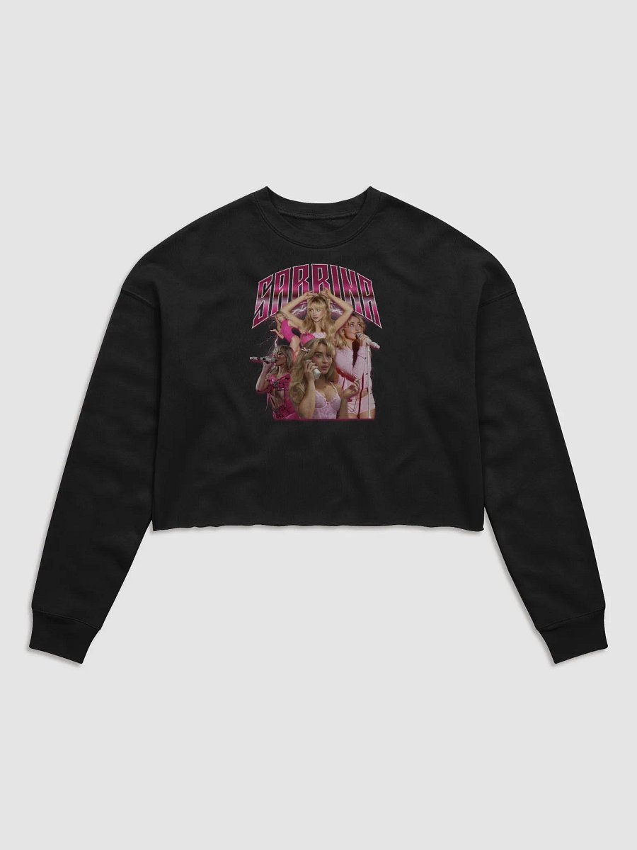 Sabrina Fleece Crop Sweatshirt | Hot Pink product image (1)