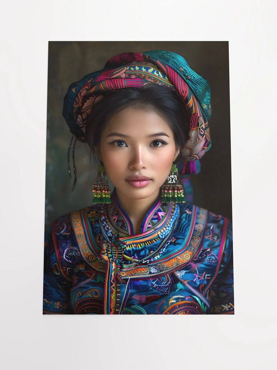 Traditional clothing woman portrait with vibrant colors product image (1)