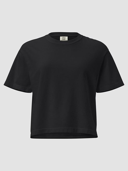 Photo showing Comfort Colors Women's Heavyweight Boxy T-Shirt