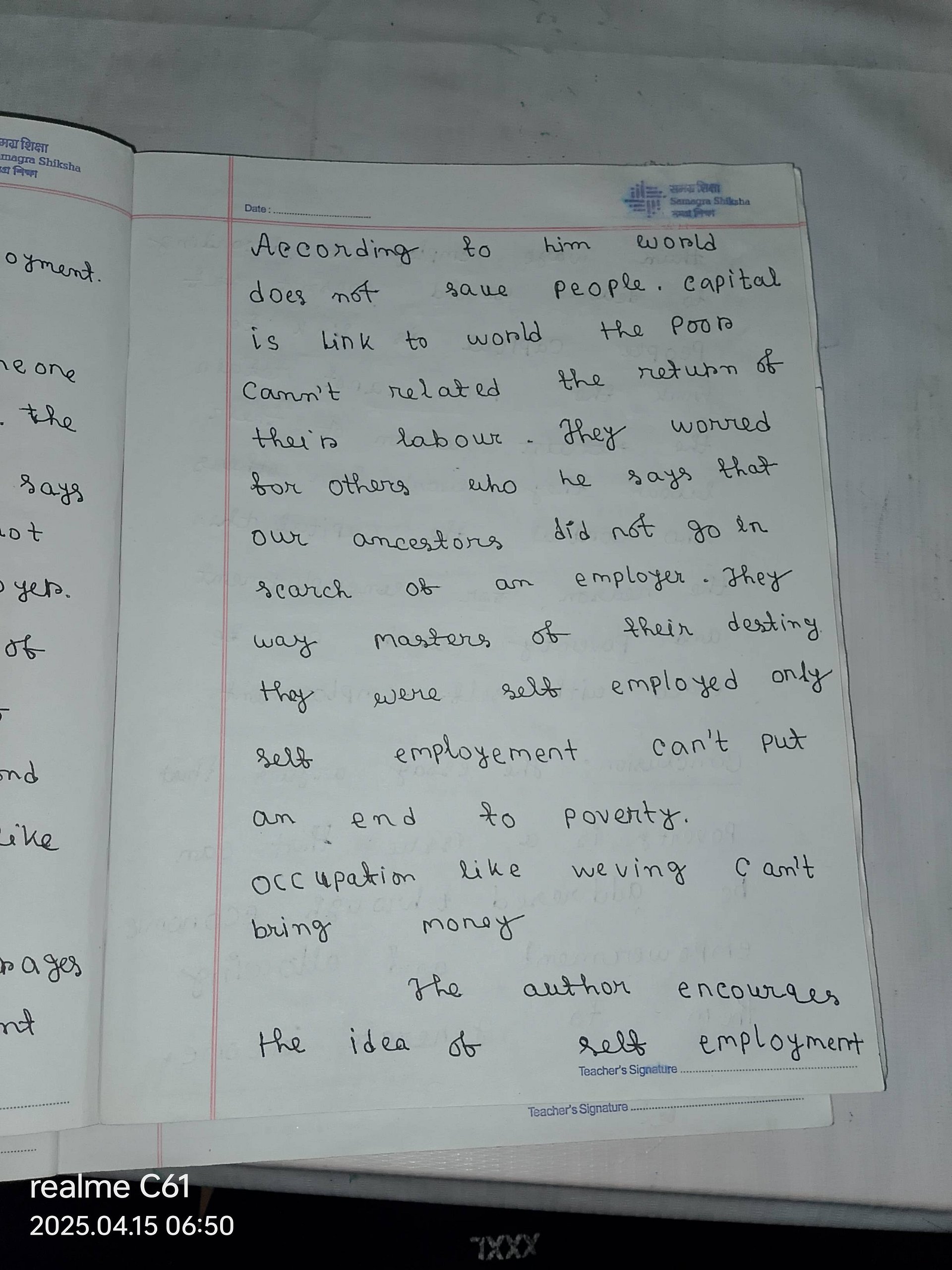 AEC 4th Semester Alt english Towards creating a poverty Free world product image (7)