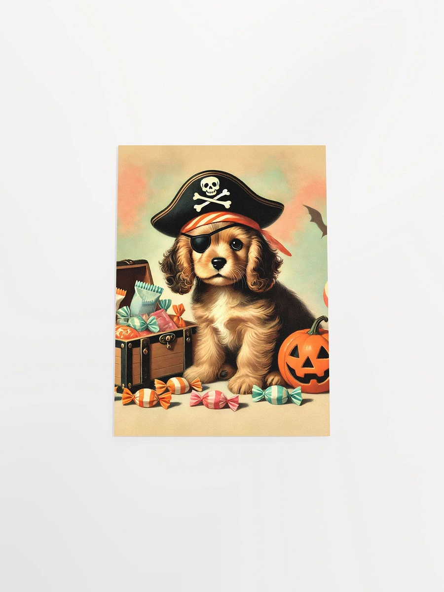 Pirate Cocker Spaniel Puppy Halloween Adventure Poster product image (28)