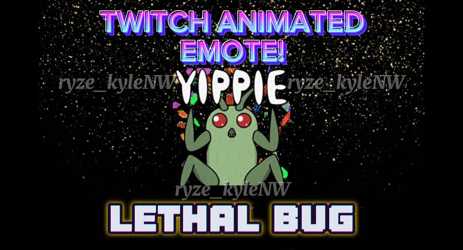 Twitch Animated Emote LETHAL BUG product image (1)