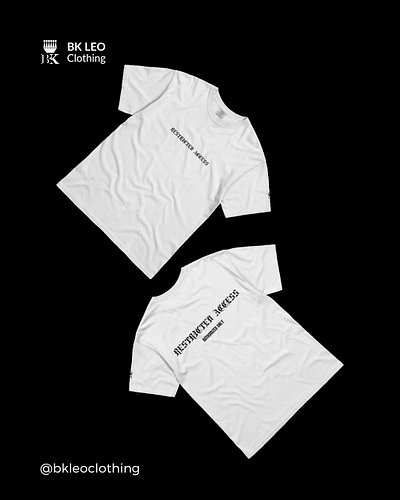 Restricted Access : AUTHORIZED ONLY, Cotton Heavyweight Fabric Relaxed Fit T-shirt 
‎
‎https://bkleoclothing.store/products/r...