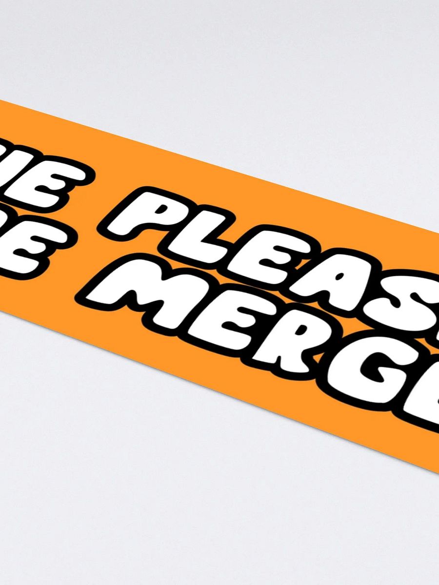 Bestie Please Let Me Merge Bumper Sticker product image (4)