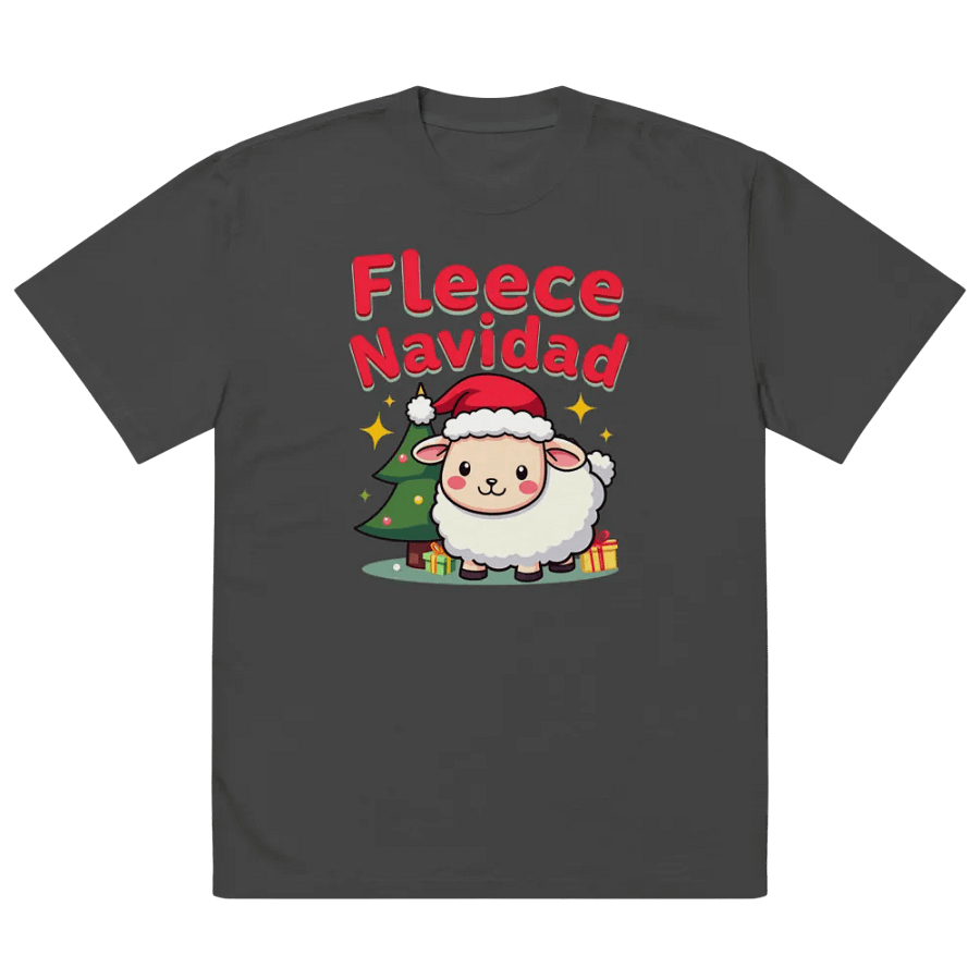 Fleece Navidad Oversized T-Shirt product image (2)