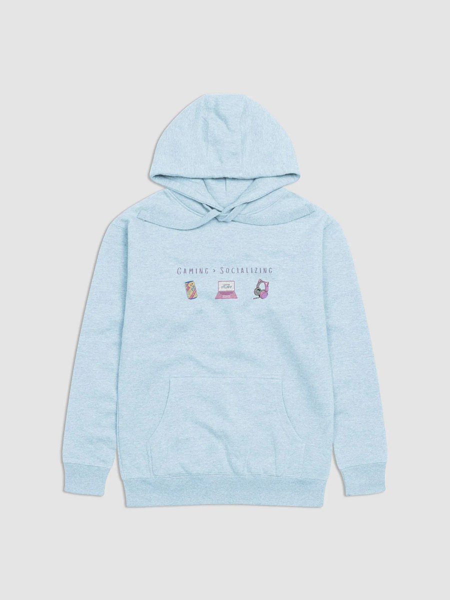🎮 Gaming > Socializing | Introvert Gamer Hoodie 💖 product image (1)