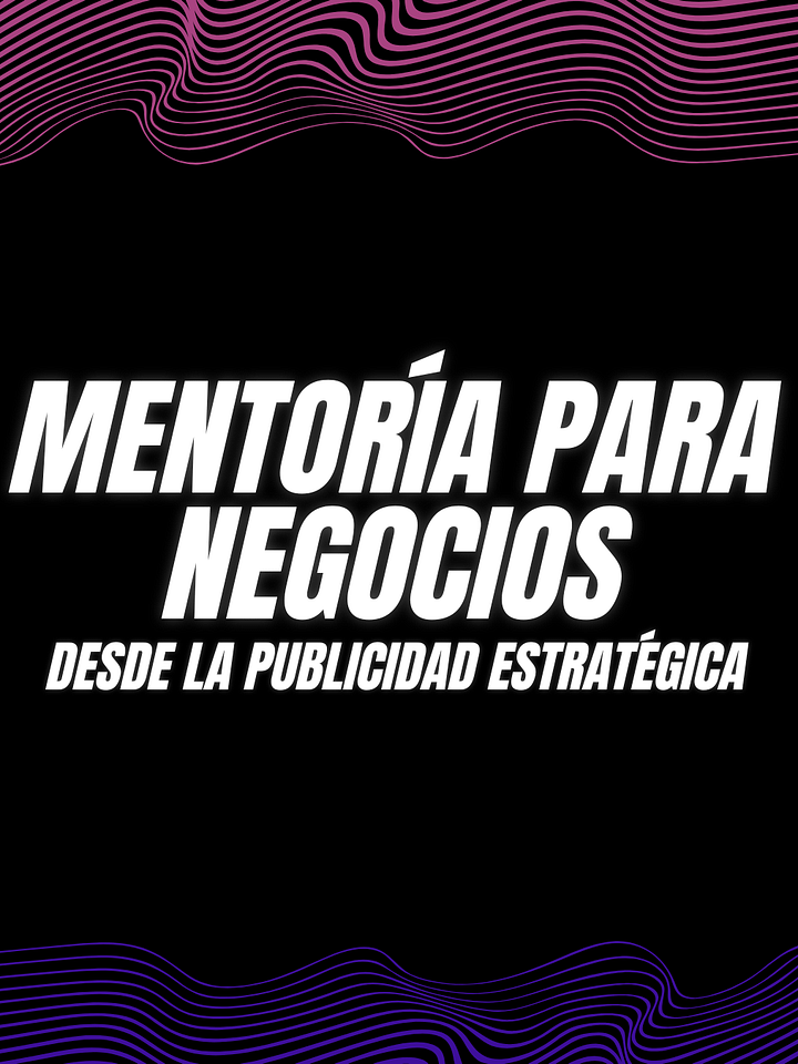 Mentoría para negocios product image (1)