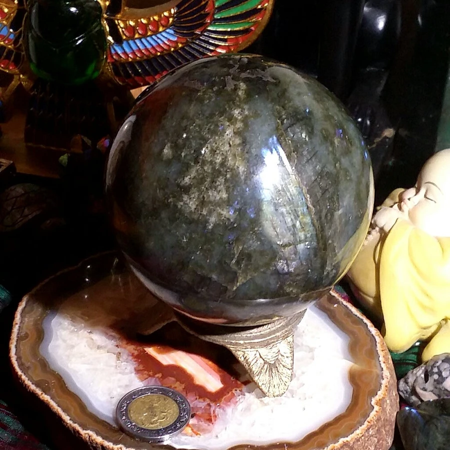 754g Labradorite Sphere product image (1)