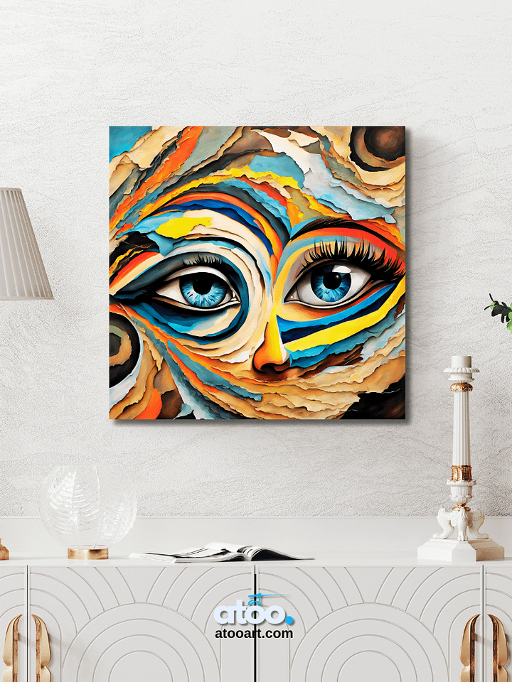 Paper Collection | The Surrealist Perspective On Life | Canvas Art Painting product image (2)
