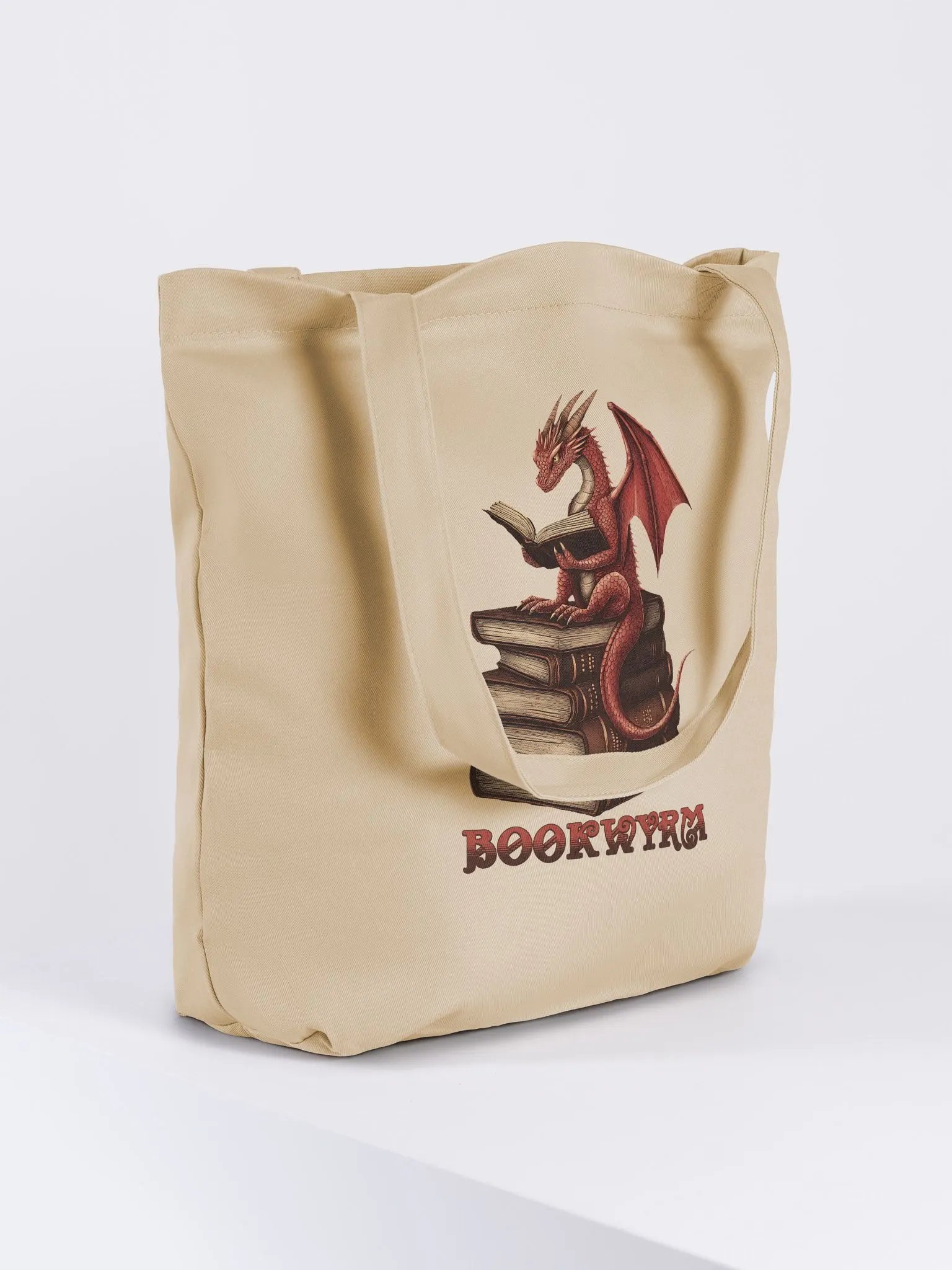 Book Wyrm Library Tote Bag product image (4)