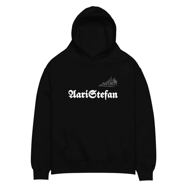 Black Unisex Premium Oversized Hoodie product image (2)