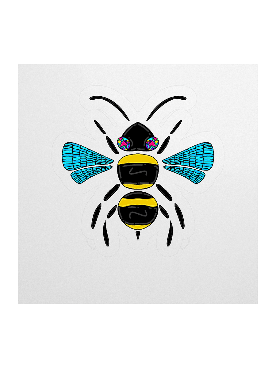 Glass Bee Stickers product image (3)