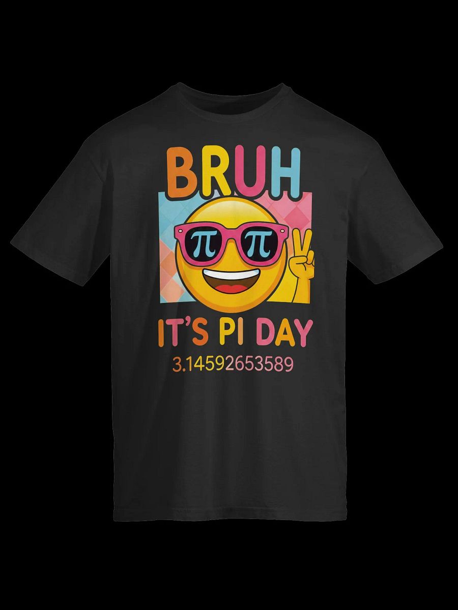 Math Lover-Bruh, It's Pi Day-Funny Pi Day T-Shirt product image (3)