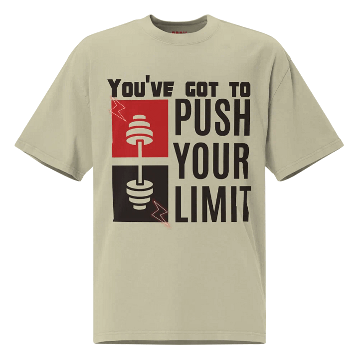 You've got to push your limit faded tee product image (2)