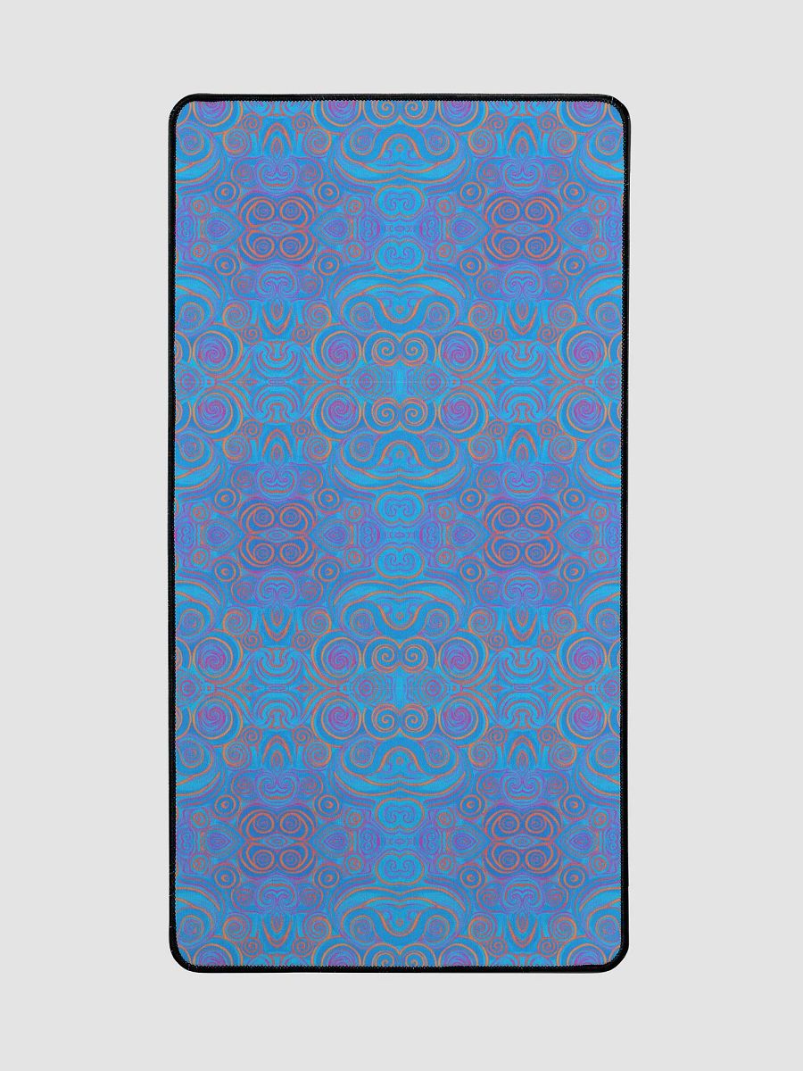 Funky Blue Dreams Liquid Tie-Dye Desk Mat product image (3)