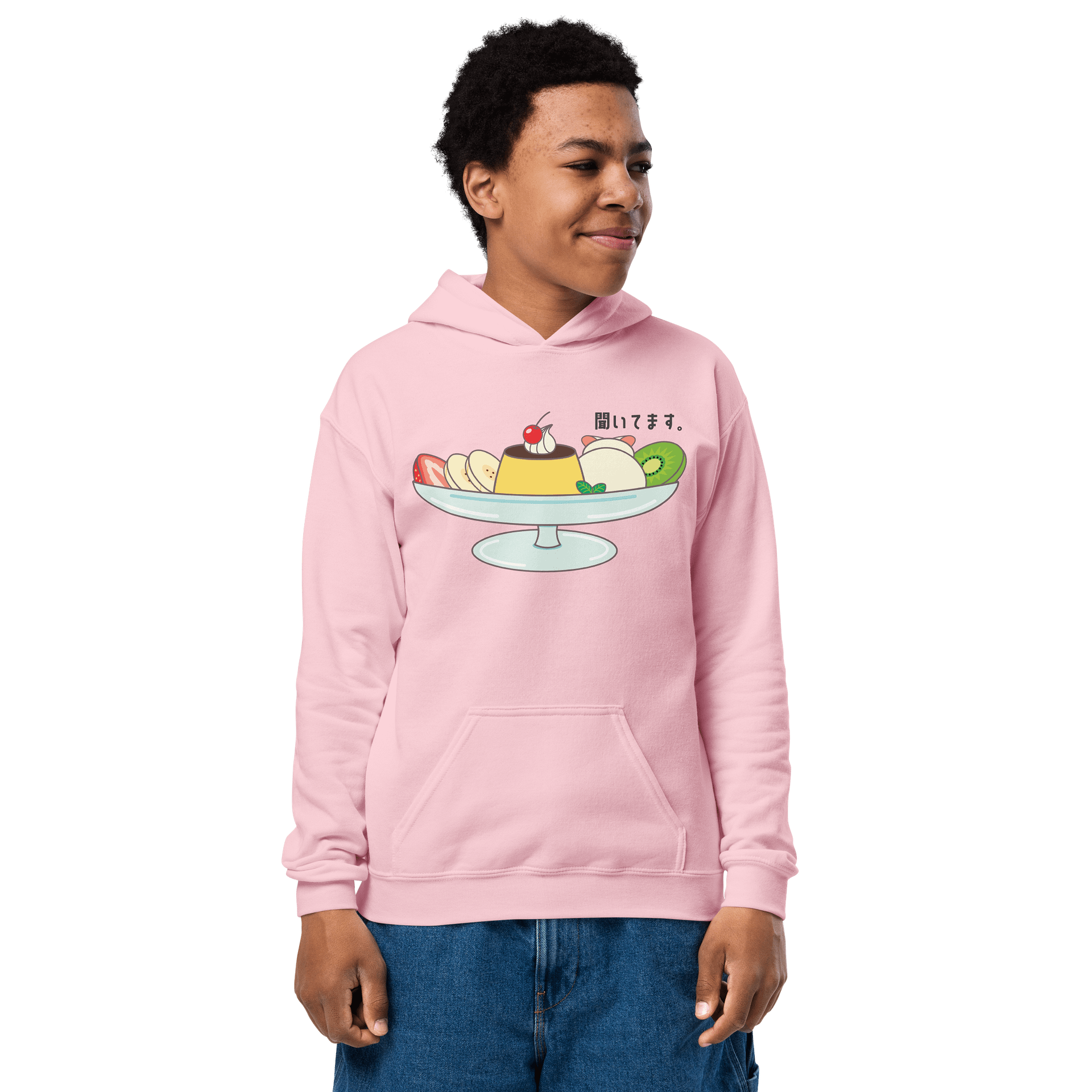 Pudding A La Mode Cat - Unisex Youth Hoodie product image (1)