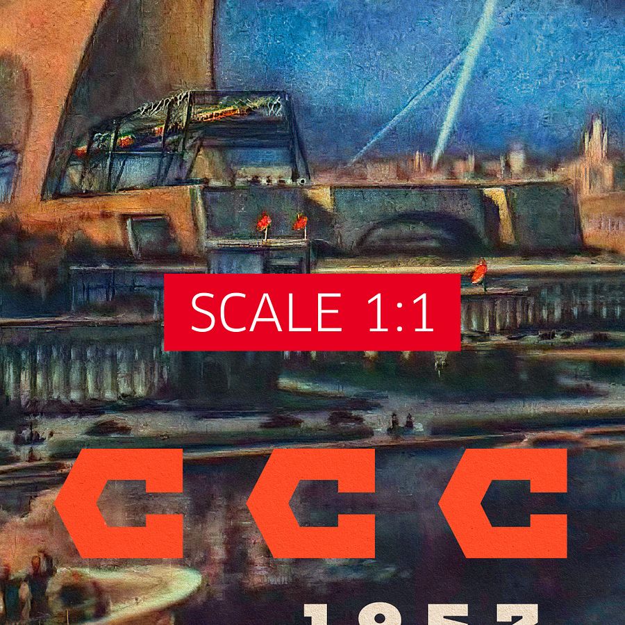 Soviet retro sci-fi, USSR 1952 — Soviet retro sci-fi poster, vintage soviet print, soviet space product image (4)