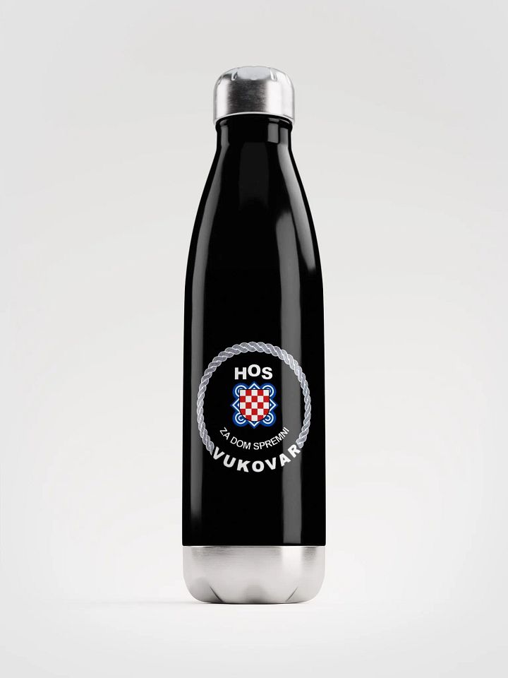 HOS Vukovar Shield Stainless Steel Water Bottle product image (1)
