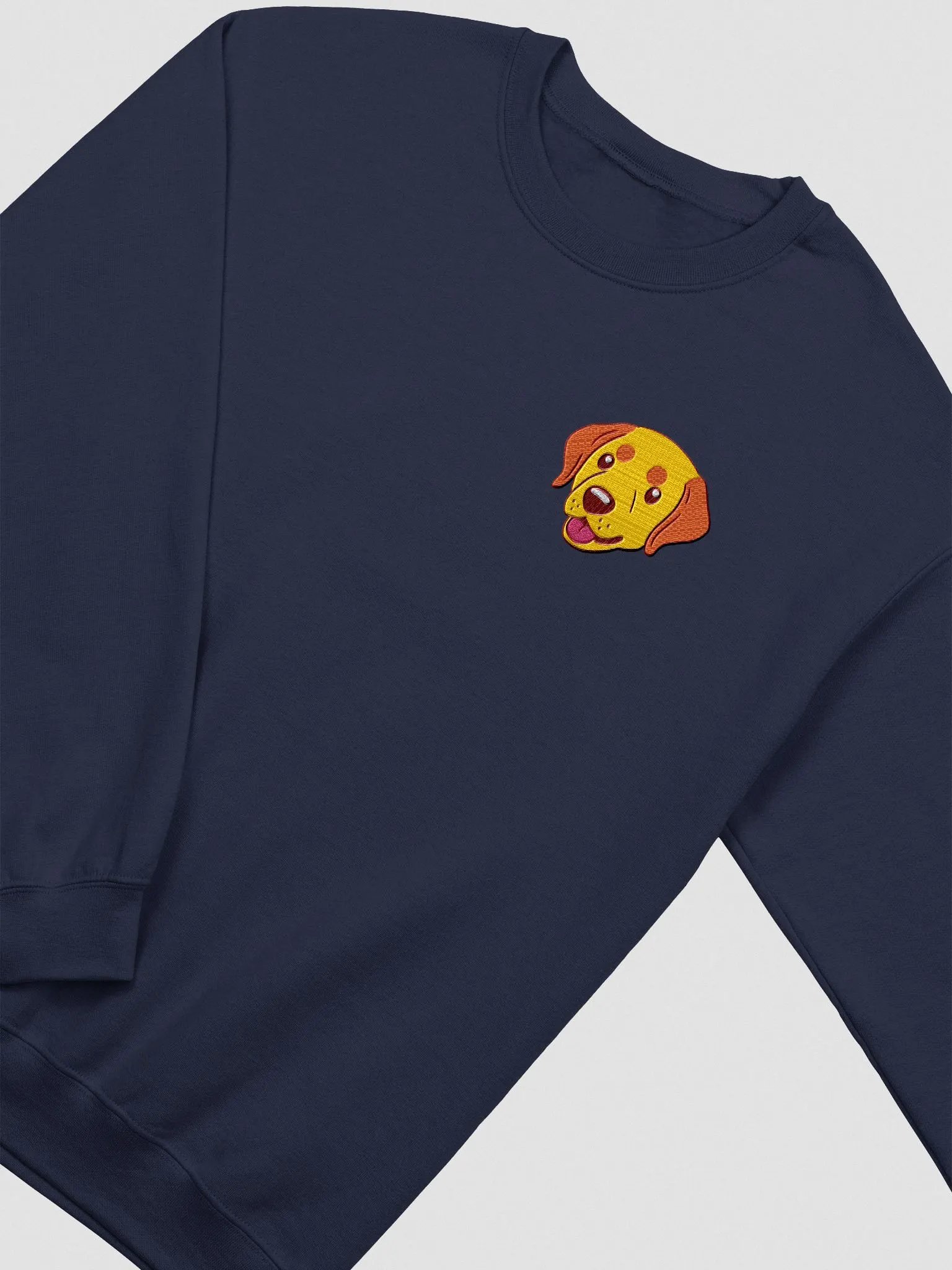 Cheerful Labrador Retriever Embroidered Crewneck product image (5)