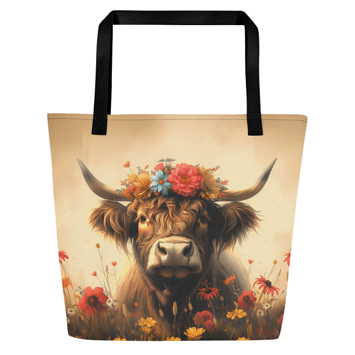 Highland Cow Tote Bag product image (1)