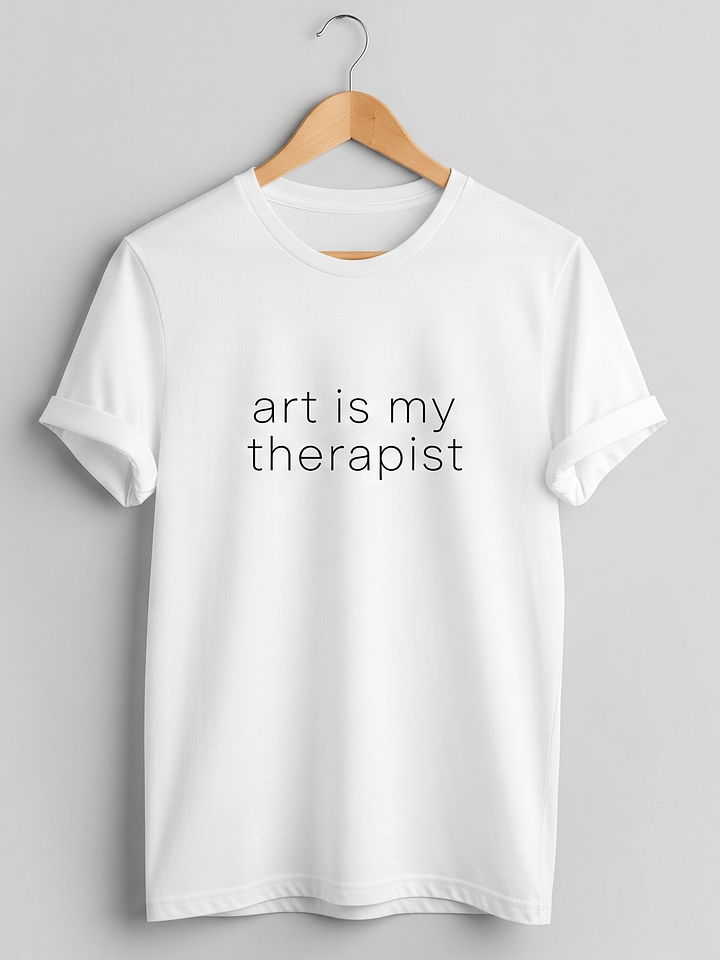 Art Therapy Unisex Tee - White product image (1)