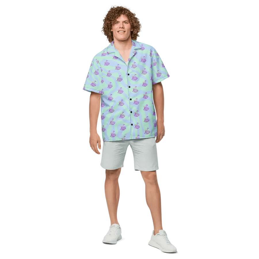 Whimsical Waves Hawaiian Shirt product image (4)
