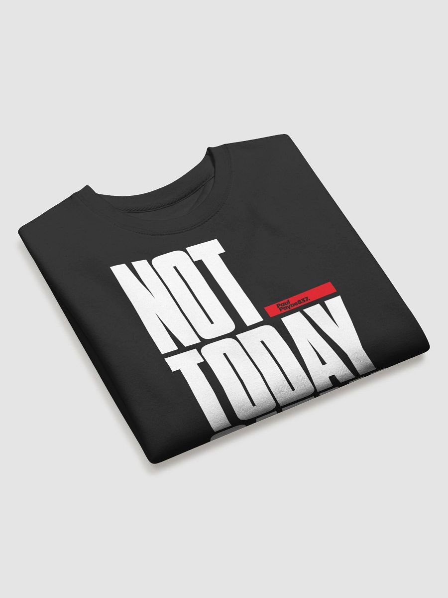 Not Today Satan Silhouette Sweatshirt product image (3)