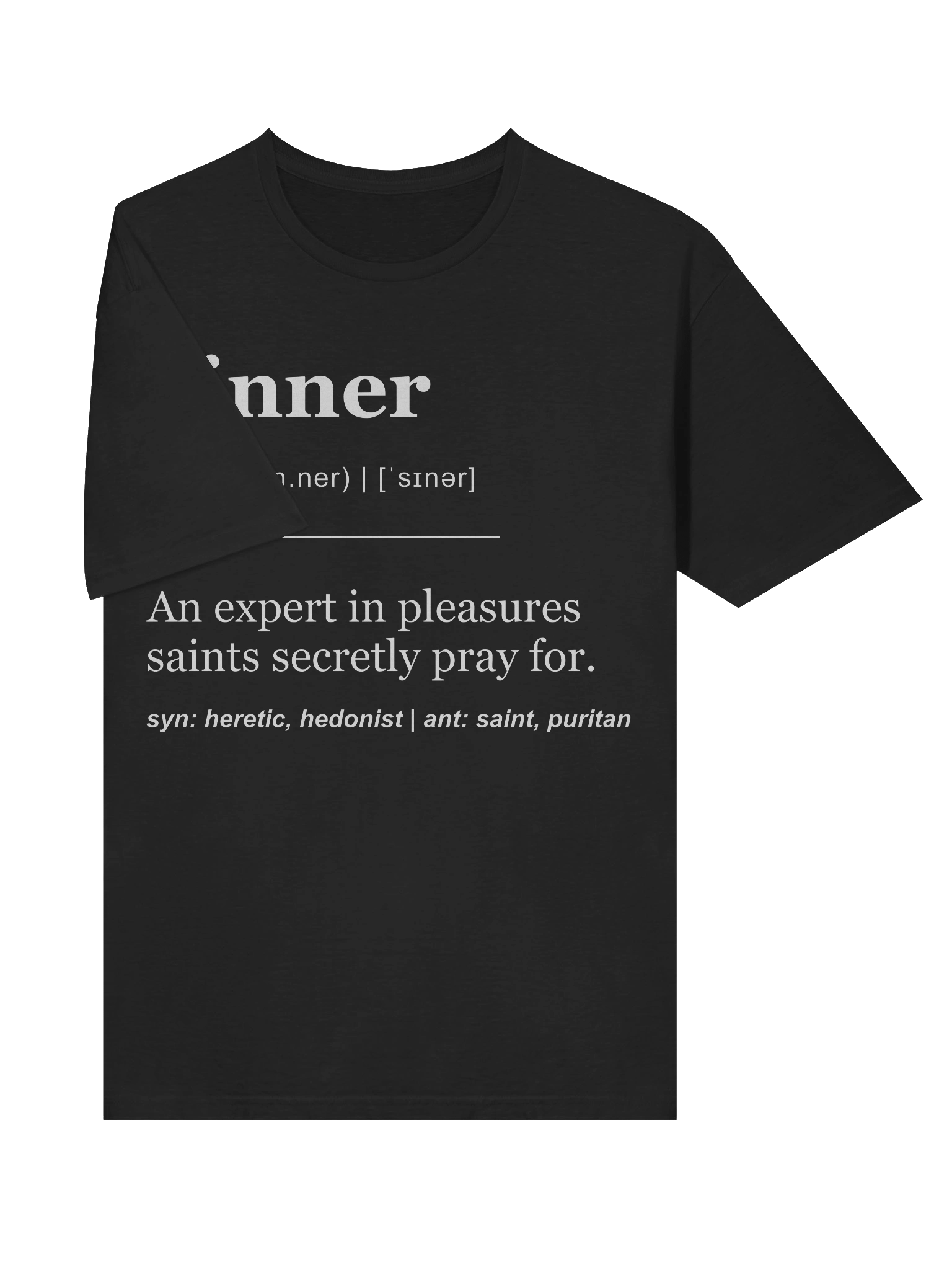 SINNER – UNHALO Dictionary Tee product image (5)